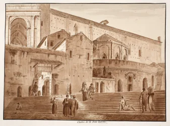 Der Kreuzgang von St. John Latran, 1833